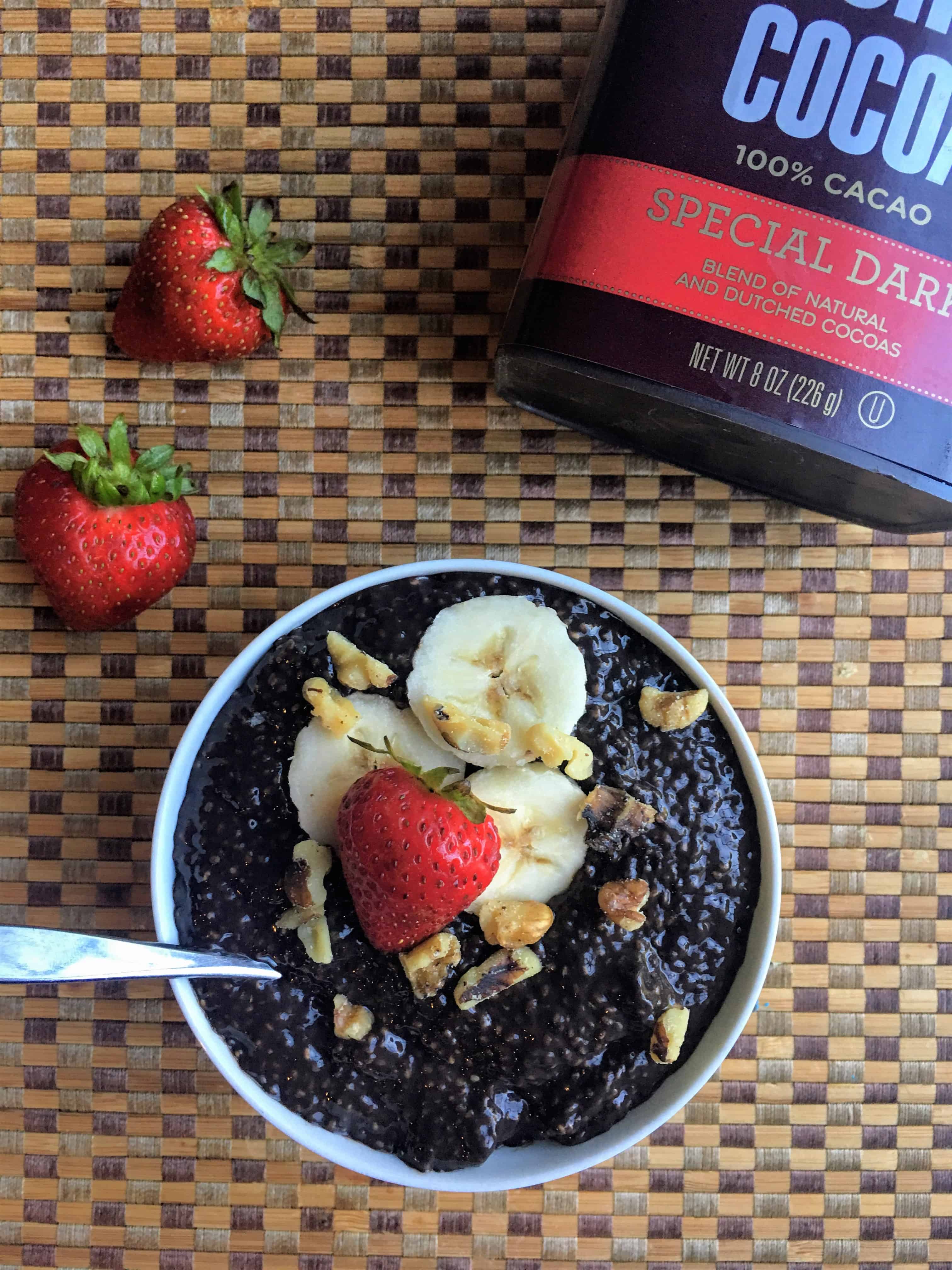 Dark Chocolate Chia Pudding With Cinnamon And Sea Salt Juggling With Julia