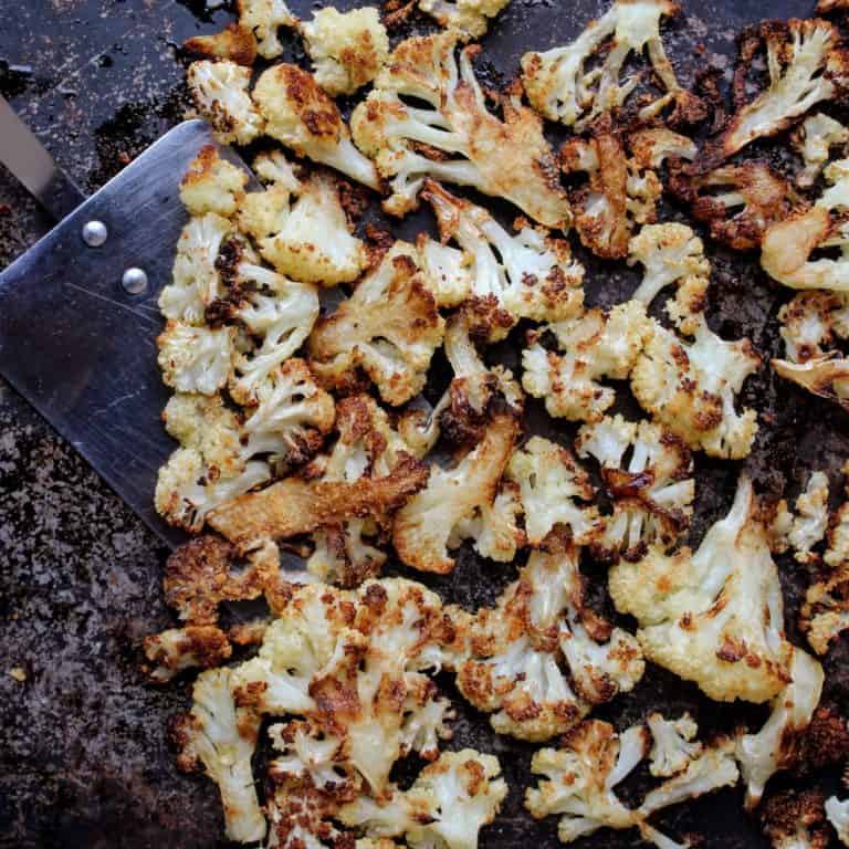 Parmesan Roasted Cauliflower And My Tips For Roasting Veggies 